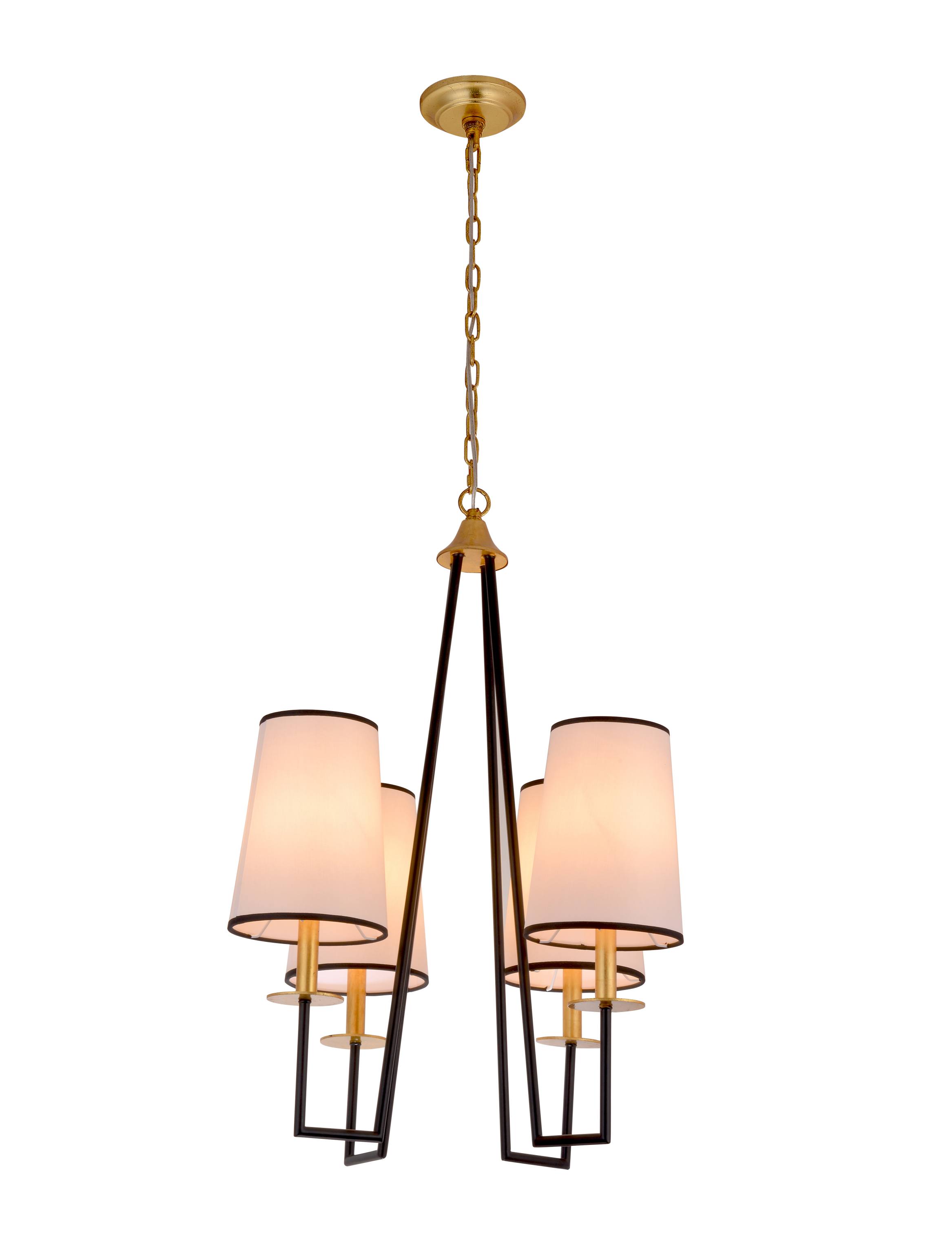 Geometrica Nigrum Aurum IV: Lucem Fabricae Umbra Chandelier