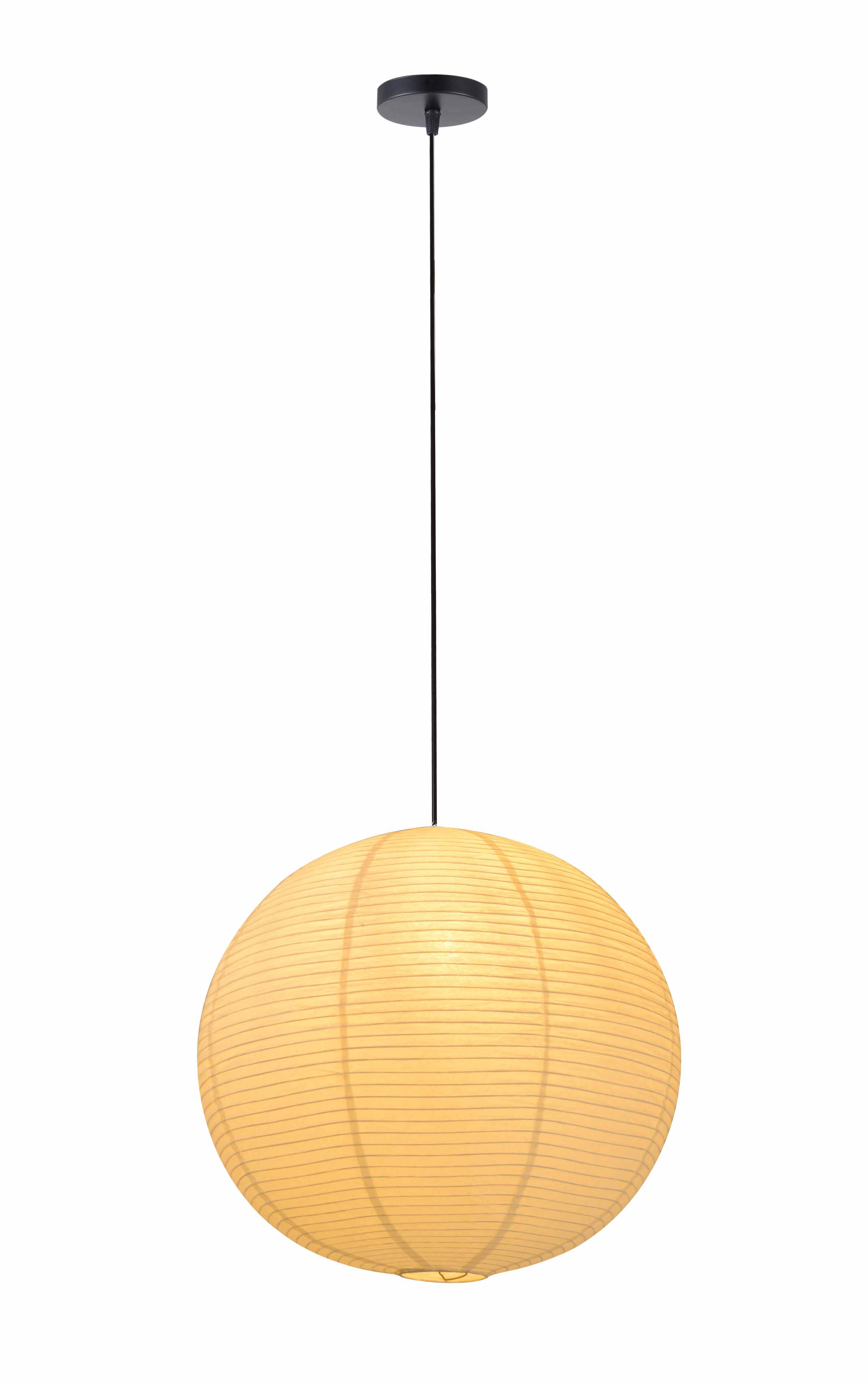 Rice Paper Globe Pendant Light