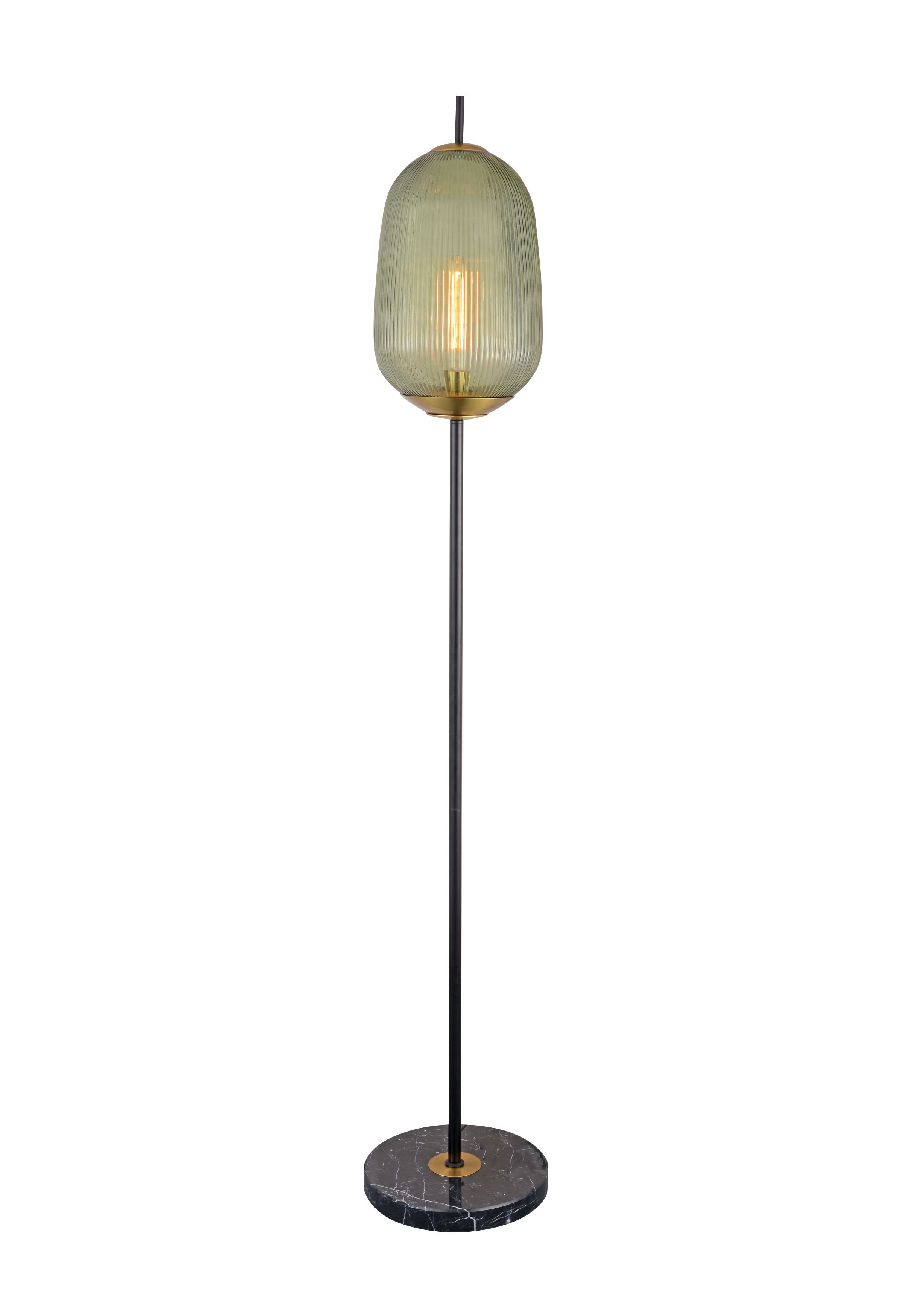 Marmor Solum vitrea viridis Ribbed sapiens Lamp